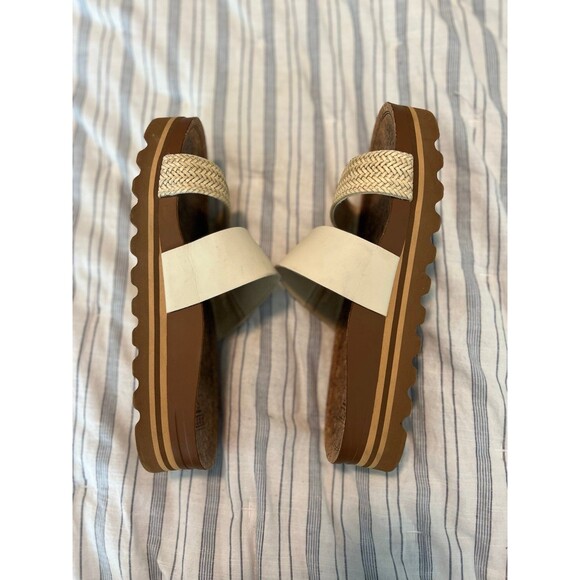 REEF Women’s Vista Hi Platform Sandals in Brown & Ivory Size 10 - Picture 10 of 12